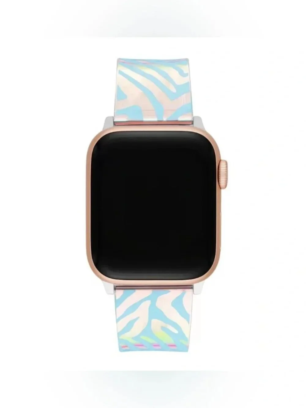 NIB Kate Spade Blue Zebra Apple Watch Samsung Galaxy Watch Band Strap 38/40/41mm